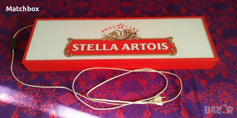 Светеща рекламна табела Stella Artois , снимка 1