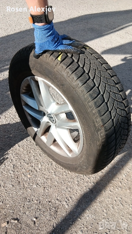 4бр. гуми с 16' алум.джанти WV Tiguan, снимка 1