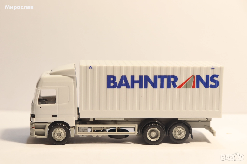 HERPA 1:87 H0 MERCEDES ACTROS КАМИОН МОДЕЛ КОЛИЧКА, снимка 1