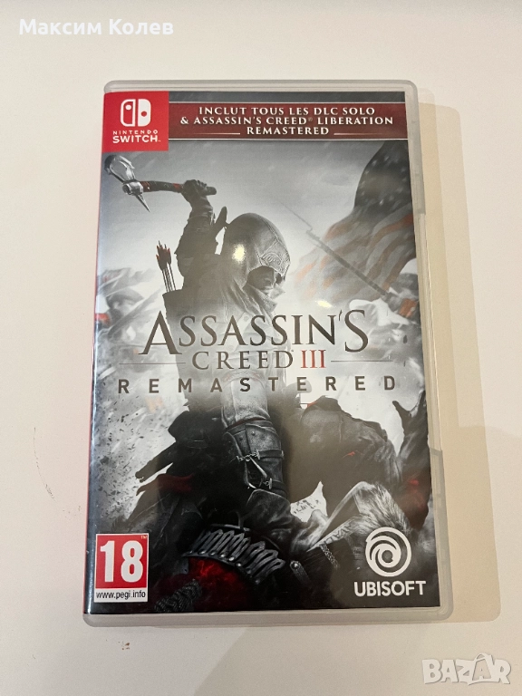 Nintendo Switch Assassin's Creed 3 remastered, снимка 1