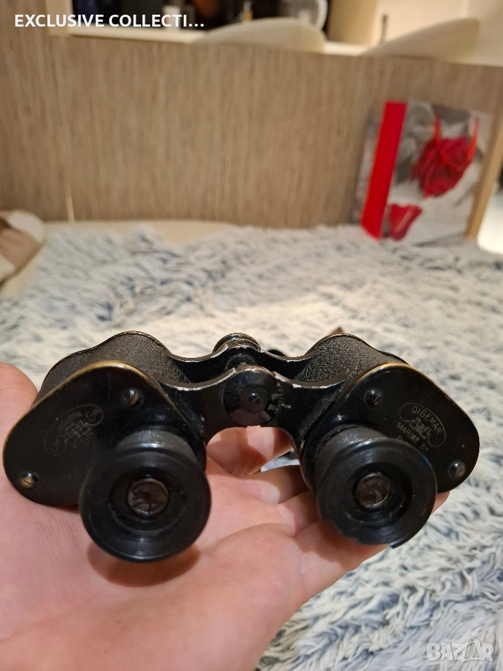 Рядък немски военноморски Бинокъл Оигее Берлин, снимка 1