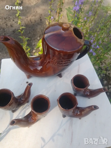 Керамичен  битов сервиз 5 части, снимка 1