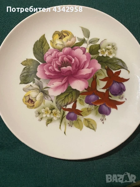 AK Kaiser. 1960 г. Немска колекционерска чиния , снимка 1