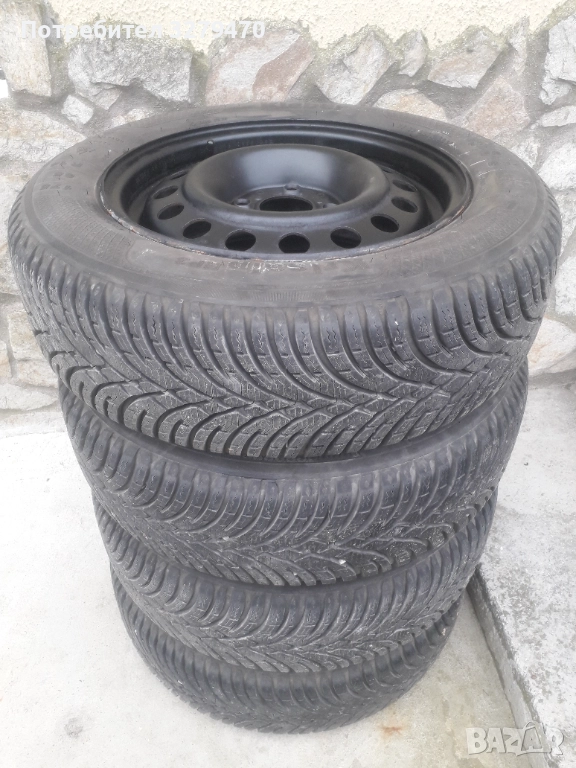 Продавам комплект 4 бр. джанти с гуми за Рено 175/65/14, снимка 1