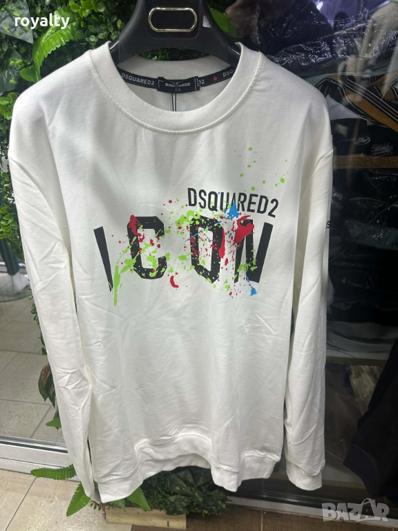 DSQUARED2 Бяла Мъжка Блуза , снимка 1