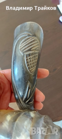 декоративен рог, снимка 4 - Декорация за дома - 52774717