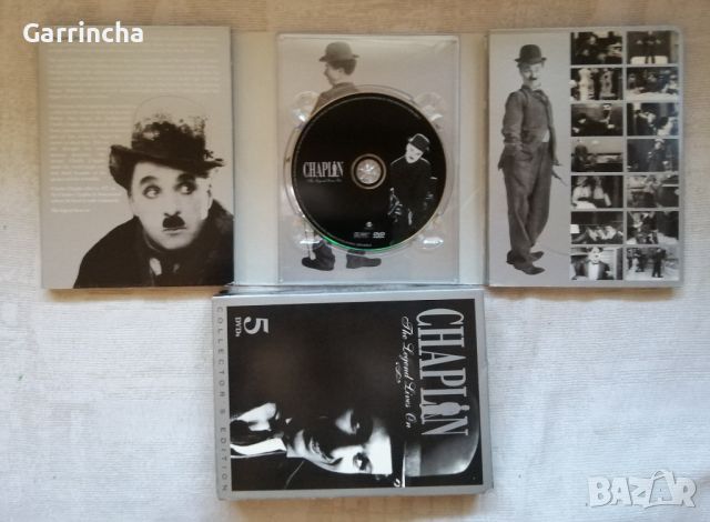 Chaplin : The Legend Lives On.5DVD, снимка 3 - DVD филми - 45226285