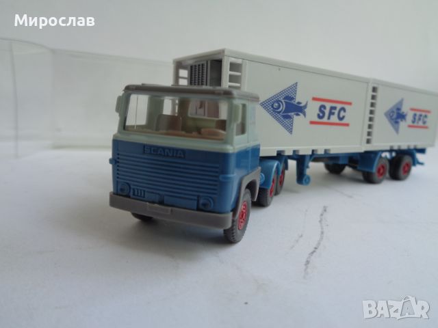 WIKING H0 1/87 SCANIA КАМИОН МОДЕЛ ИГРАЧКА КОЛИЧКА , снимка 2 - Колекции - 46544483