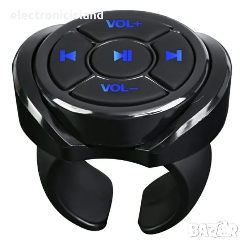 Безжичен Bluetooth Блутут медиен волан, Дистанционно управление за Автомобил, кола, снимка 1 - Аксесоари и консумативи - 40522698