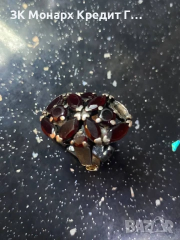 Сребърен пръстен/Липсва един камък,и е скъсан, снимка 5 - Пръстени - 50660669