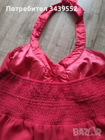 Коралова рокля, снимка 3 - Рокли - 50421075