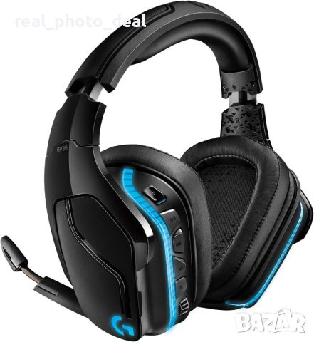 Слушалки Logitech G935 , безжични, микрофон, гейминг, 7.1 - чисто нови, снимка 1 - Слушалки и портативни колонки - 45631854