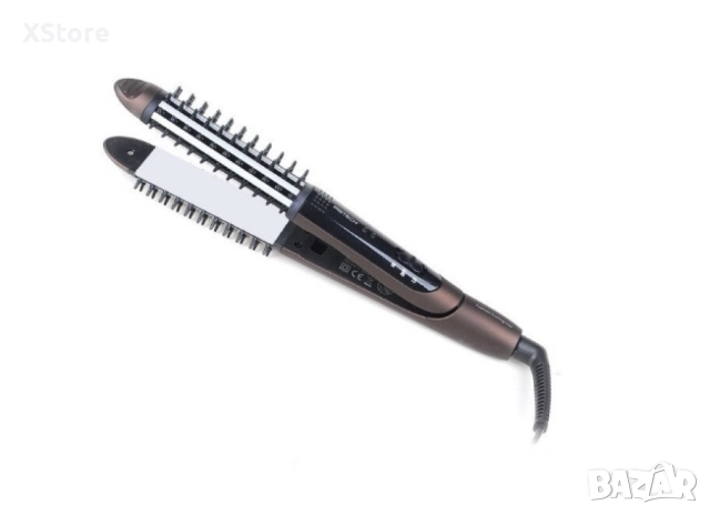 Стайлър за коса, с функция за къдрене + ПОДАРЪК, мини преса, снимка 3 - Преси за коса - 52187227