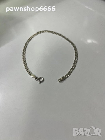 Сребърна гривна 925, снимка 2 - Гривни - 52193905