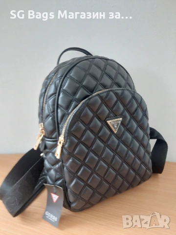 Guess лукс дамска чанта тип раница дамска раница раничка код 124, снимка 15 - Раници - 47407541