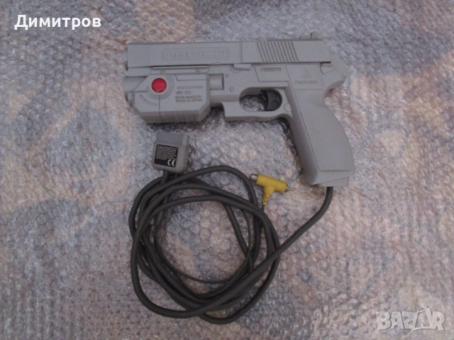 NAMCO GUN PS1 ПИСТОЛЕТ/ПРОЧЕТИ ОПИСАНИЕТО!, снимка 4 - Игри за PlayStation - 52425020