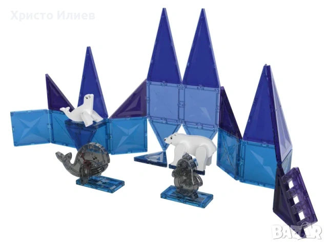 Магнитен конструктор с животни