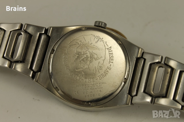 DIESEL Only The Brave Мъжки Стоманен Кварцов Часовник, снимка 8 - Мъжки - 51745499