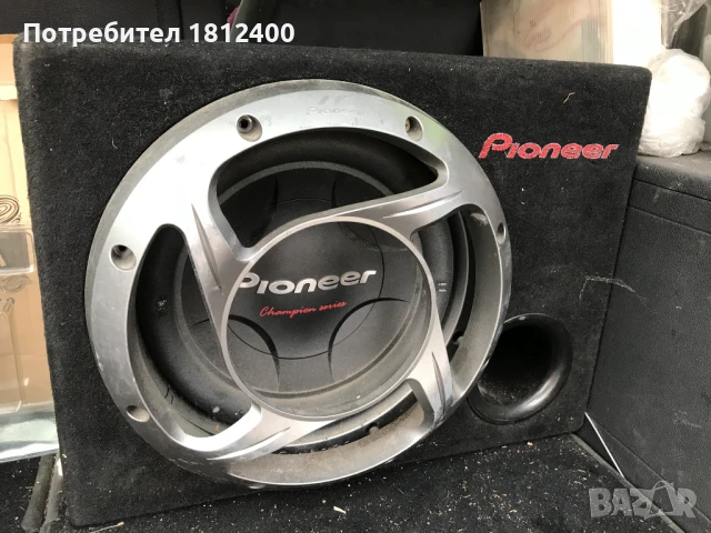 Бас Каса 12" PIONEER CHAMPION SER. TS-W307D4 1000W ДВУНАОТКОВ, Magnat HOT ROD 2000 2 CH AMP 500W MAX