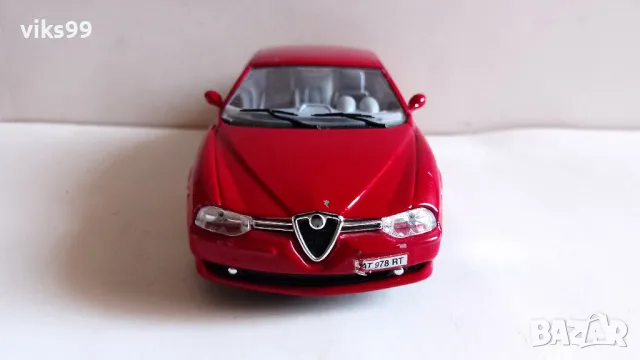 Alfa Romeo 156 Bburago Made in Italy - Мащаб 1:24, снимка 8 - Колекции - 49345520