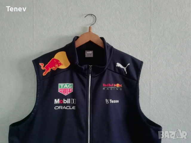 Puma F1 Red Bull Racing Team Gilet Formula One оригинална нова мъжка жилетка Ред Бул Формула 1 , снимка 6 - Спортни дрехи, екипи - 53074792