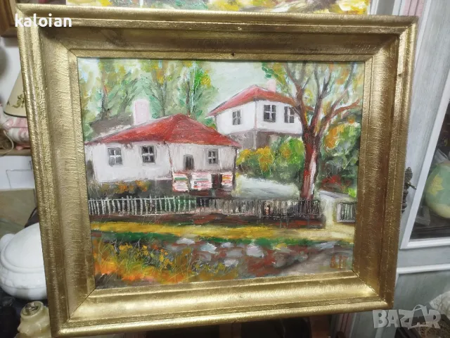 Венелин Петров. Масло на платно. Подписани авторски картини с размери от снимките. Цена 200 лв броя., снимка 4 - Картини - 49982962