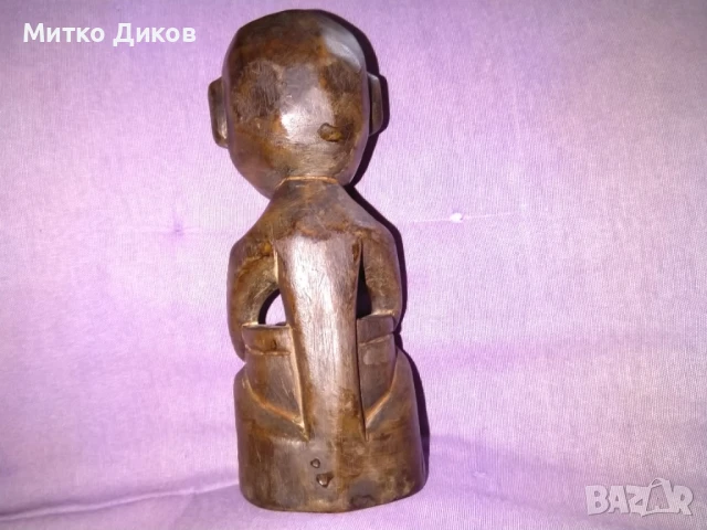 Африканска скулптура абанос №9 религиозна, снимка 7 - Декорация за дома - 51095950