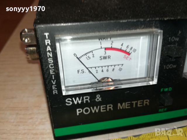 PAN INTERNATIONAL SWR230-SWR & POWER METER-GERMANY 2306240836, снимка 11 - Ресийвъри, усилватели, смесителни пултове - 46329257