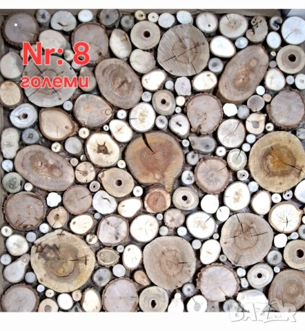 Пана от дървени шайби, снимка 5 - Декорация за дома - 39710152