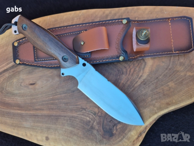 Ловен нож,фултанг с кожена кания LN431, снимка 2 - Ножове - 52931080