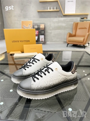 Редки LV Louis Vuitton Дизайнерски Маратонки Унисекс Мъжки дамски обувки Кецове, снимка 1
