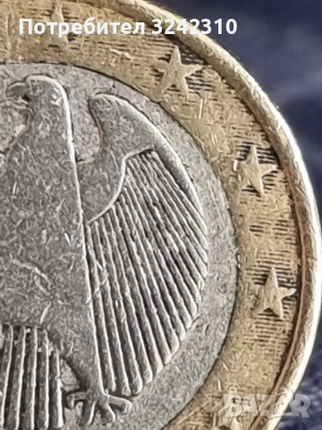 Монета от 1 евро, Германия, 2004 г, снимка 5 - Нумизматика и бонистика - 54176161