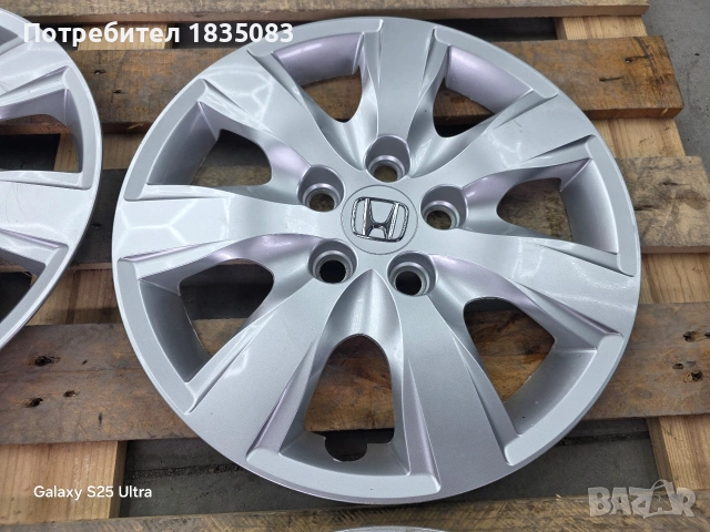 Оригинални тасове Honda 16 цола, снимка 5 - Аксесоари и консумативи - 54281323