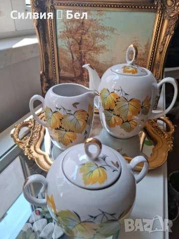 Комплект* ретро *порцелан , снимка 5 - Прибори за хранене, готвене и сервиране - 50942844