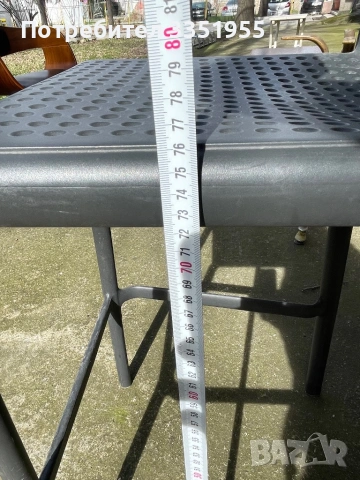 Nardi 8 броя високи бар столове, снимка 7 - Столове - 53601654