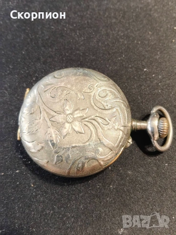 Швейцарски джобен часовник - Argentan -  Цилиндър - РЯДЪК, снимка 11 - Джобни - 47006822