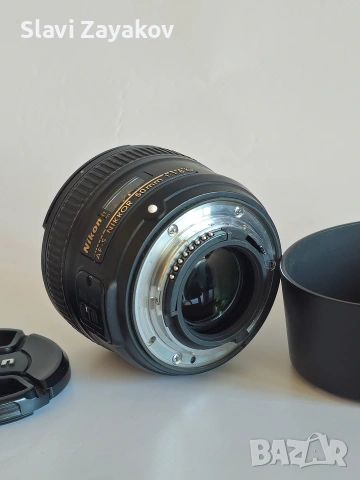 AF-S Nikkor 50mm f/1.8 G, снимка 4 - Обективи и филтри - 53646929