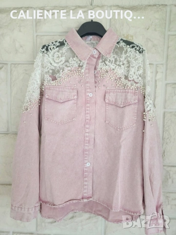 Дамска риза деним 