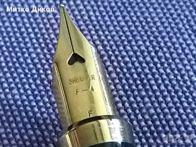 Sheaffer F-4  F маркова японска писалка с позлатен писец винтидж нова с кутия , снимка 11 - Колекции - 48309297