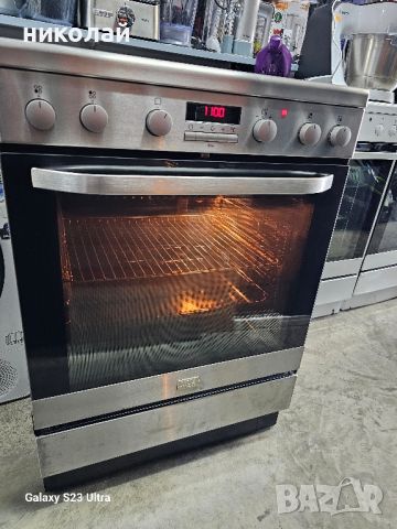 готварска печка с индукционни котлони Electrolux 