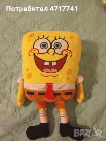 Спонджбоб квадратни гащи- плюшена играчка 