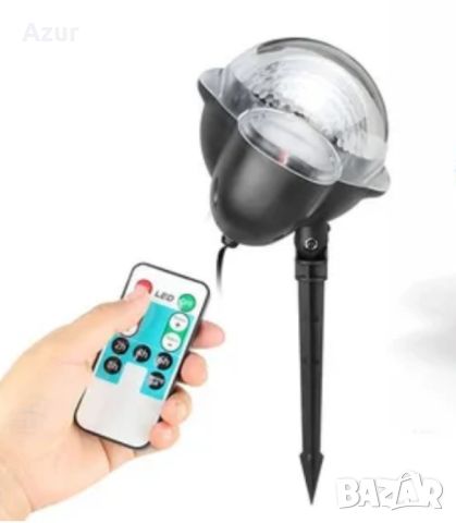 Диско лампа Snow Flower Lamp, снимка 1 - Декорация за дома - 45653362