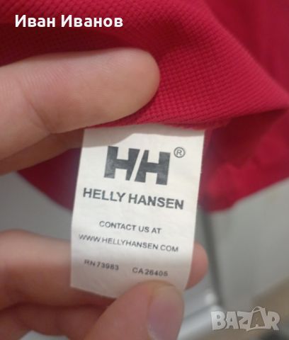 Оригинална фланелка Helly Hansen, снимка 4 - Блузи - 46638541