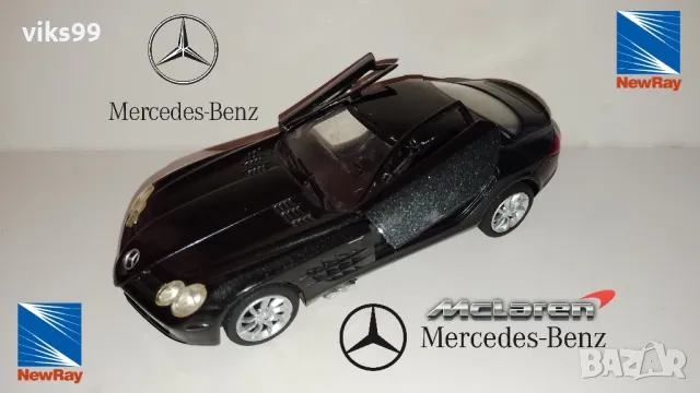 Mercedes-Benz SLR McLaren - New Ray - Мащаб 1:32, снимка 1