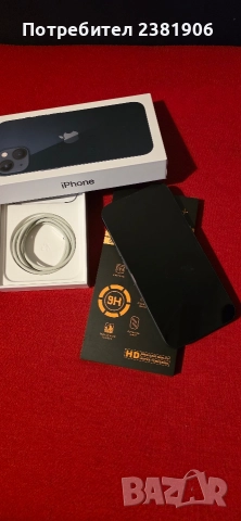 iPhone 13 Midnight 128GB 70% battery ПЪЛЕН КОМПЛЕКТ!, 450 лв , снимка 6 - Apple iPhone - 52837642