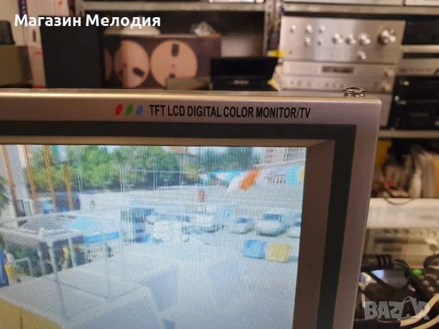 8" телевизор Super TFT LCD Digital Color Monitor/TV с декодер и антена. Работи на 12 и 220 волта. Де, снимка 4 - Телевизори - 47633707