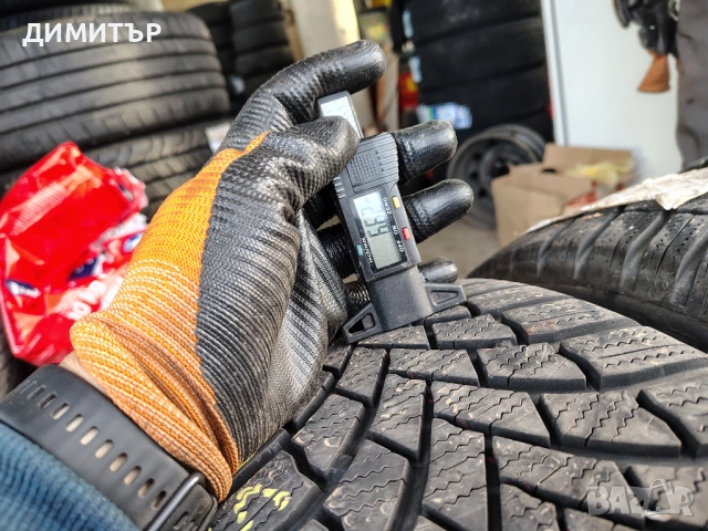 4бр.зимни гуми BRIDGESTONE 205 55 17 DOT23 цена за брой, снимка 2 - Гуми и джанти - 54045229