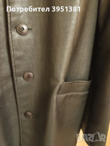 Мъжко кожено сако., снимка 2 - Сака - 52504382
