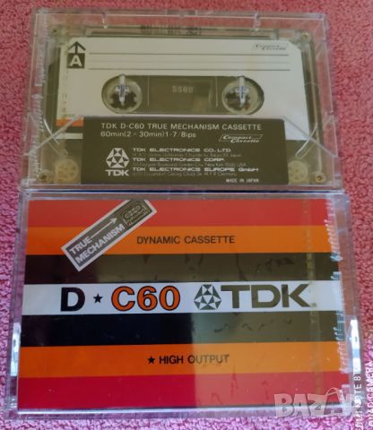 TDK D-C60, True Mechanism Cassette, Made in Japan, TDK D60, снимка 6 - Аудио касети - 46219456