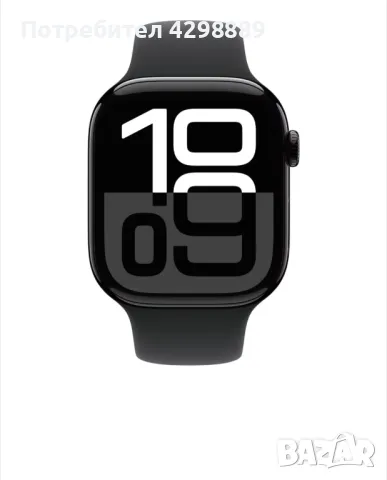 Нов часовник Apple Watch S10 GPS 46mm Jet Black Alu Case,Black Sport Band  850 лв., снимка 9 - Смарт гривни - 47958088